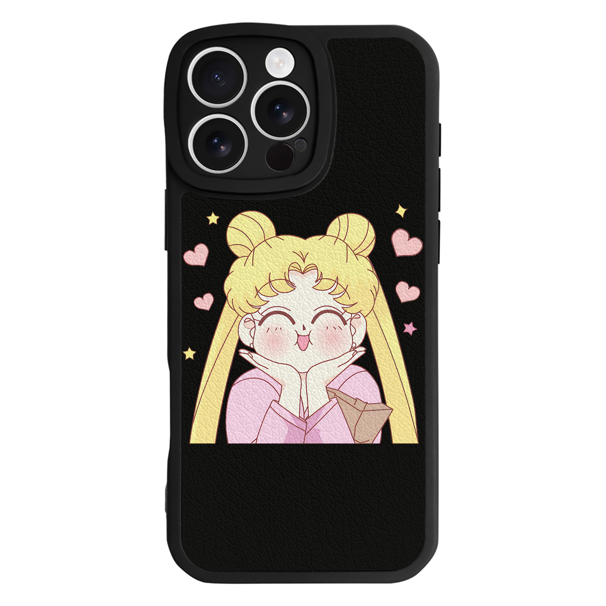 （画像用） 美少女戦士セーラームーン 愛野 美奈子 あいの みなこ Sailor Moon Aino Minako 【iPhone 16シリーズ対応】シリコンスマホケース（レザー調） 材質：シリコン